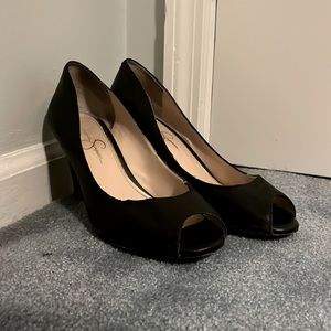 black wedged heels Jessica Simpson 🌷